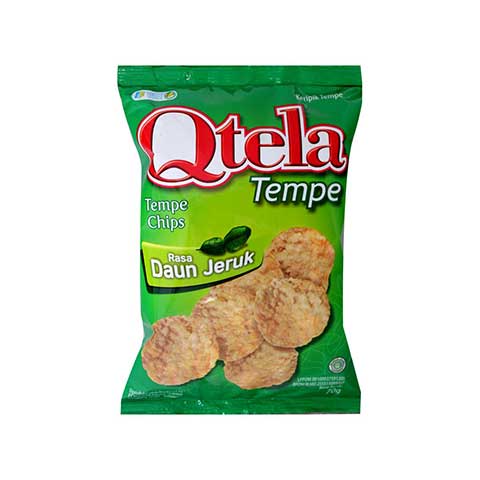 QTELA KERIPIK TEMPE JERUK 55gr